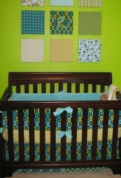 Custom CRIB BUMPER you design- Choose your own fabric
