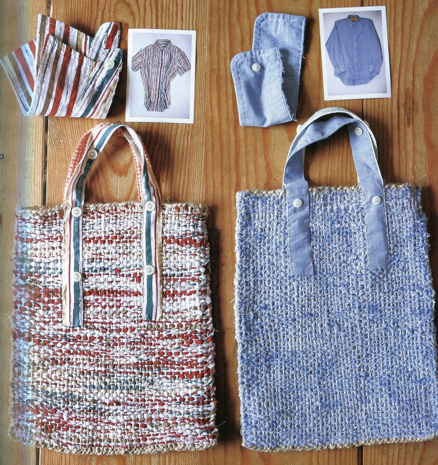 Japanese Craft Book - Eco Crafts - Woven Zakka Items Using old clothing - OUT OF PRINT