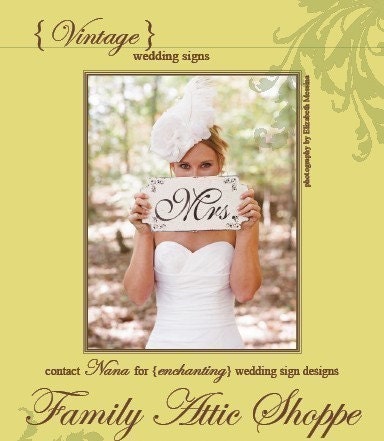 TREAT Table sign Wedding Signs Cottage Wedding Decorations 20x9