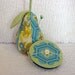 Pincushion Needlebook Set Wool Stuffed Wool Felt