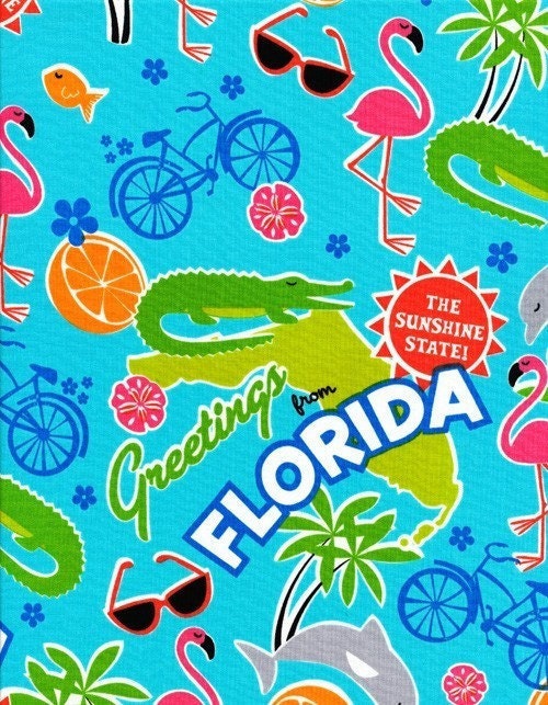 Florida Timeless treasures 1/2 yard.Great quality
