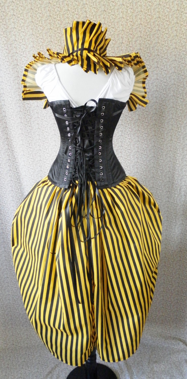 Bumble Bee Corset Outfit-Whole Corset Outfit-MADE FOR BUYER