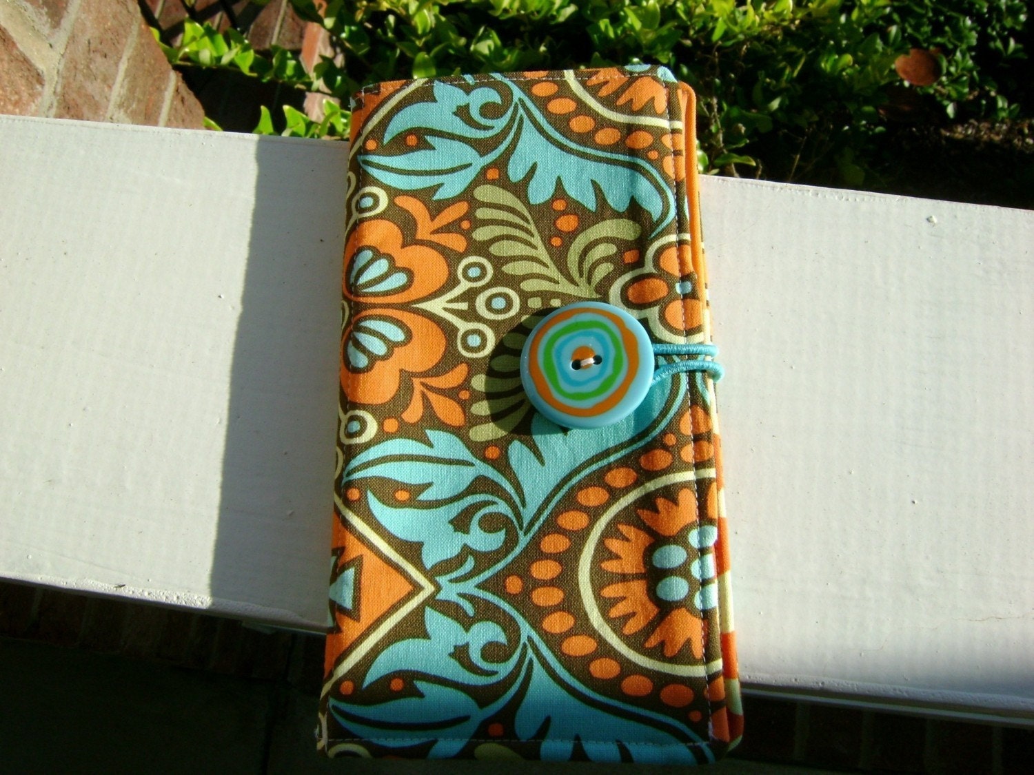 Tampon Clutch-Orange Kashmir