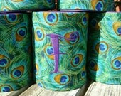 Peacock  Can Koozie- Order a Set for your Bridal Party