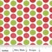 SALE Alphabet Soup Beads - Red - Fabric - Riley Blake - 1 yd