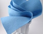 Wool Felt Square   Light Blue  100% Merino Wool Felt