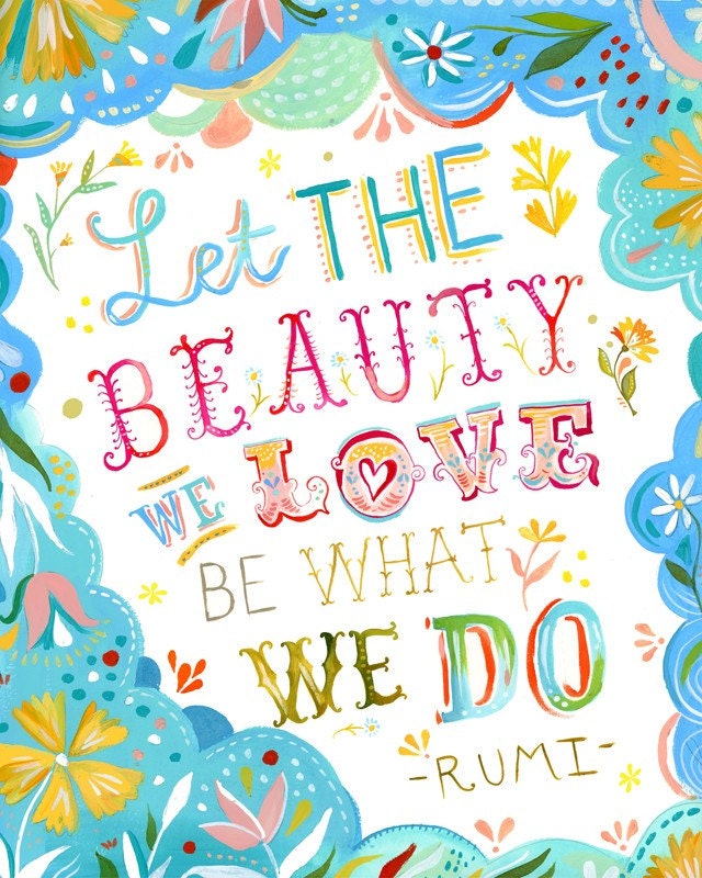 Love What You Do - 11x14 print - veritcal