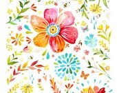 Pocketful of Posies- 8x10 print - vertical