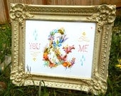 You & Me - 11x14 print - horizontal