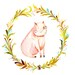 Sweet Pig - 8x10 print - horizontal