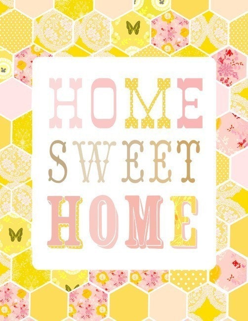 Honeycomb Sweet Home - 8x10 print - vertical