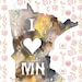 At Home in Minnesota Poster - vertical