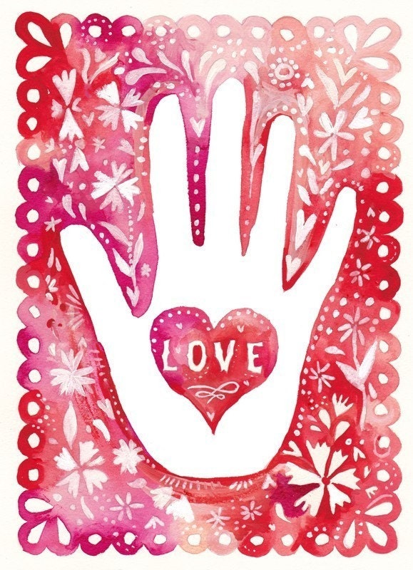 Hand for Haiti 11x14 Print - veritcal