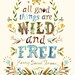 Wild & Free - 8x10 print - vertical