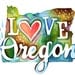 Love Oregon - 8x10 Print - horizontal