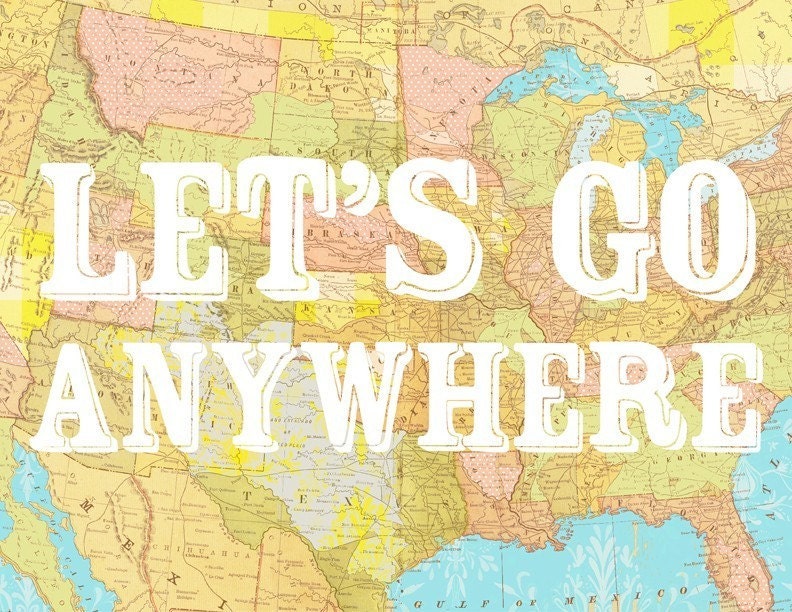 Anywhere - 8x10 print - horizontal