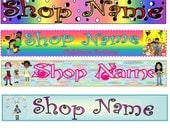 Children's Shop Banner for Customization