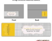 Mod Grey Wrap Around Address Labels