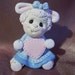 sheep lamb personalized Christmas ornament Cake Topper baby gift polymer clay