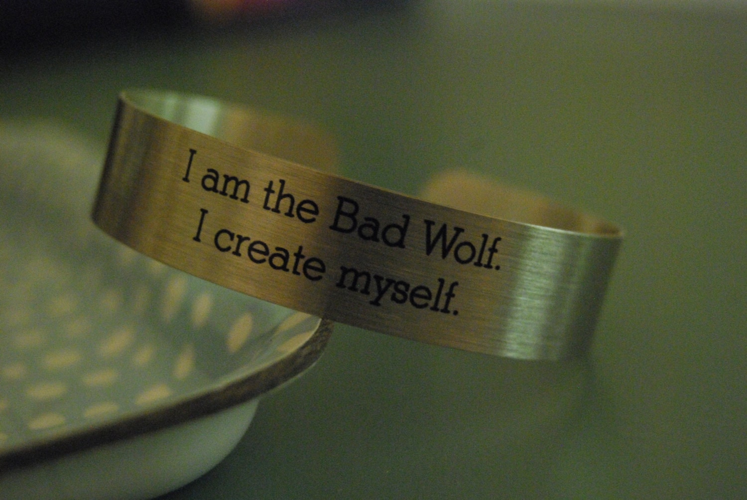Doctor Who - I Create Myself Bracelet