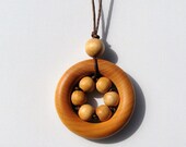 Grandma's Little Sunshine All wood Nursing Necklace