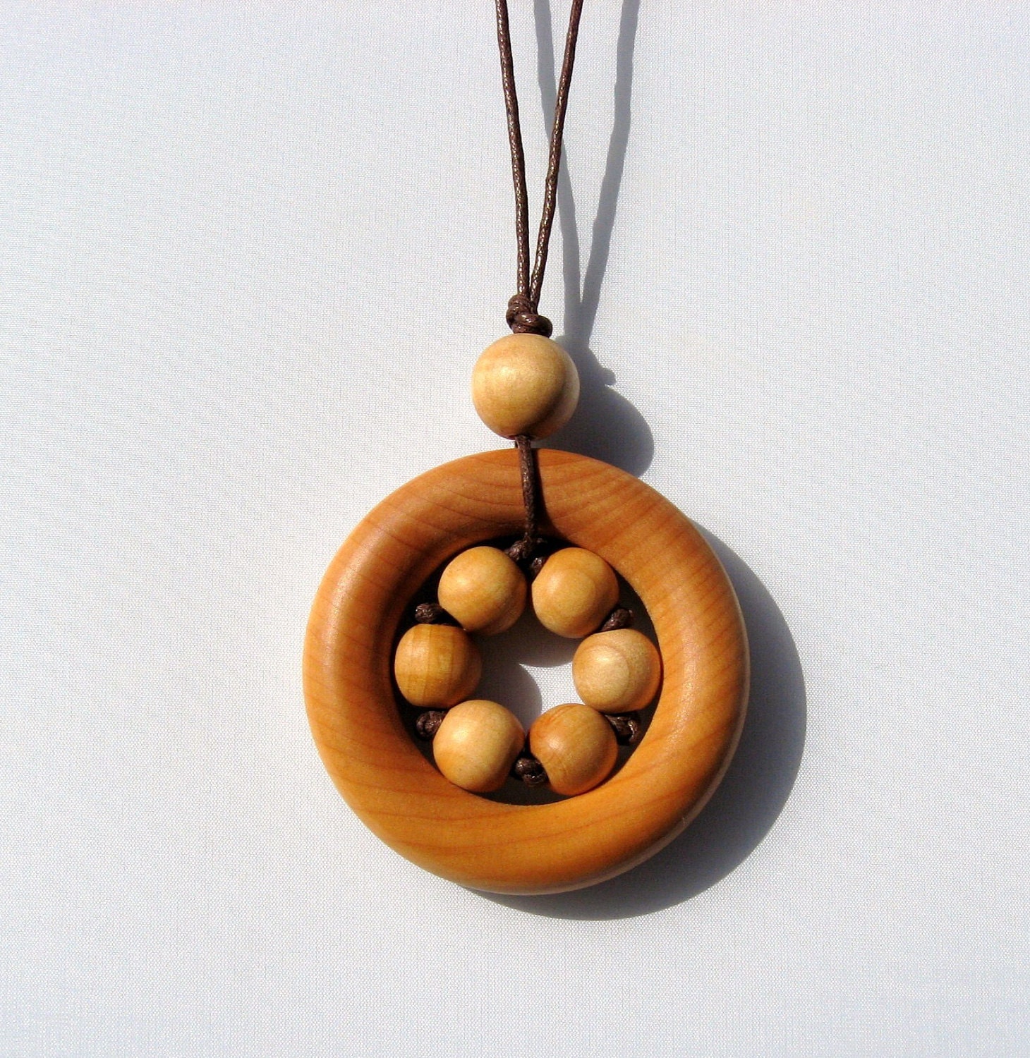 Grandma's Little Sunshine All wood Nursing Necklace