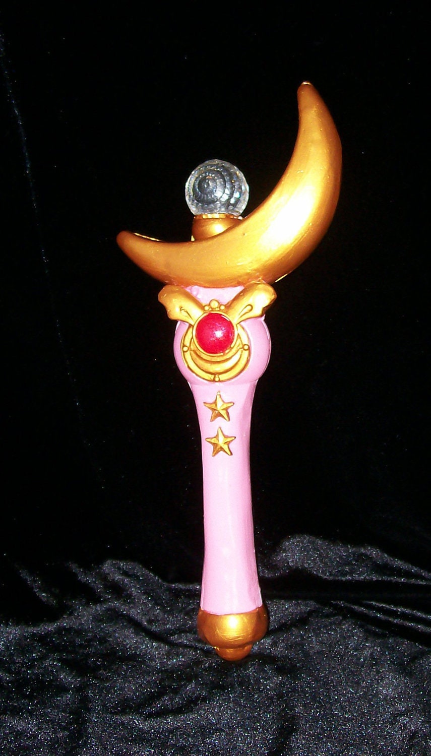 Cosplay Sailor Moon Crescent Moon Wand version 2