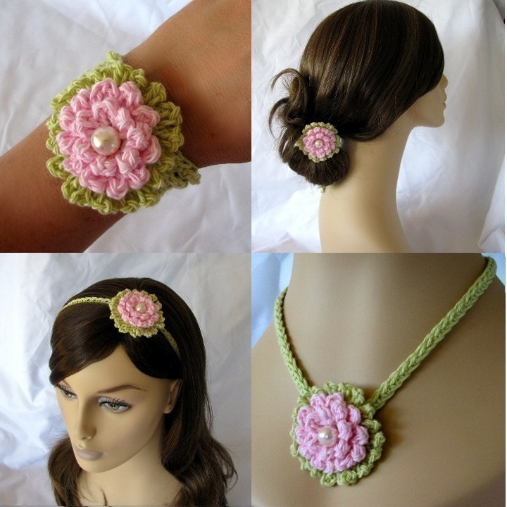 Pattern Crochet Flower Headband Pretty and Versatile