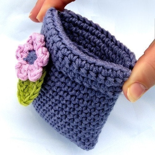 Pattern Crochet Coin Purse Squeeze Pinch Frame with by ketzl