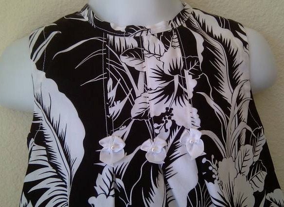 Size 9-12 month Hawaiian girls dress