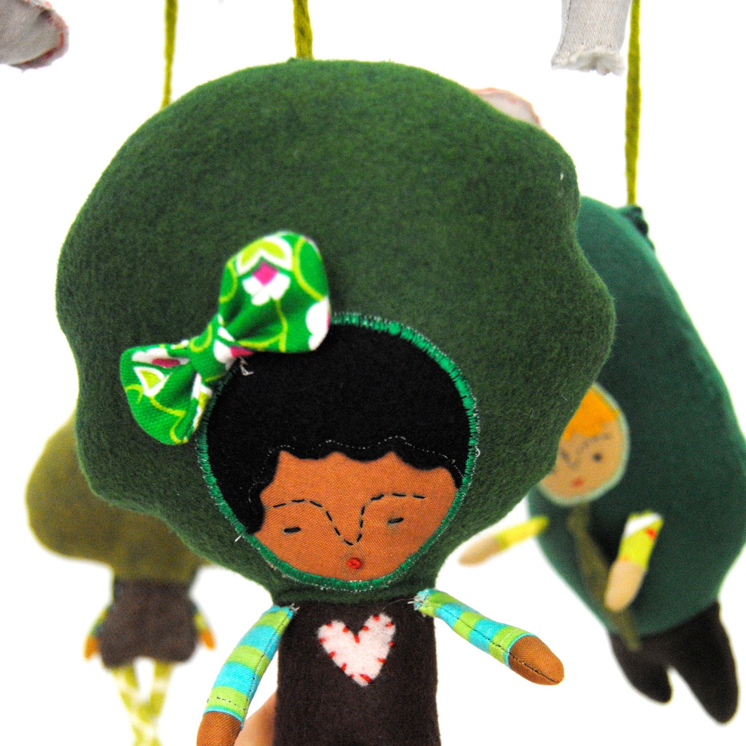 Baby Mobile --- Children of the Forest with Toadstools --- Made to Order