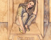 Welcome Mat - Original Art - Illustration