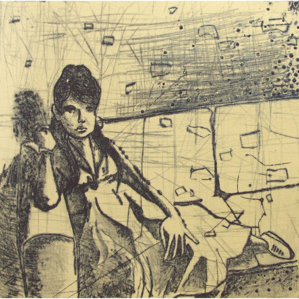 Discord - Hand-Pulled Print - Drypoint - Limited Edition - Original Art