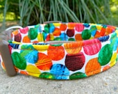 Beach Ball Dog Collar- fun and colorful collar in adjustable sizes