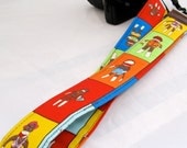 On SaLe.... Funky Straps--DSLR Camera Straps--Malibu Monkeys Funky Camera Strap