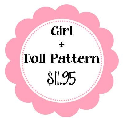 Bundle: 1 Girl and 18" doll pattern