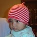 French Christmas Kiss Baby Hat Pattern PDF