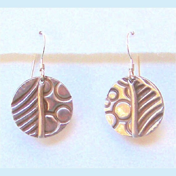 Fine Silver Earrings 'Duality'