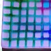 Fused Glass, Square, Blue, Green, Purple, Matrix Plate, 9 inches, home decor by colorolight on Etsy