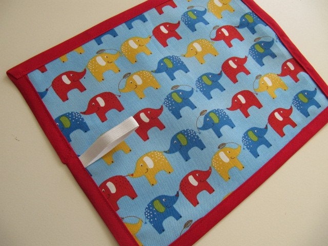 Chalkimamy Elephant parade TRAVEL chalkboard mat placemat (a)