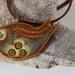 BIrd Pottery Pendant Necklace J134