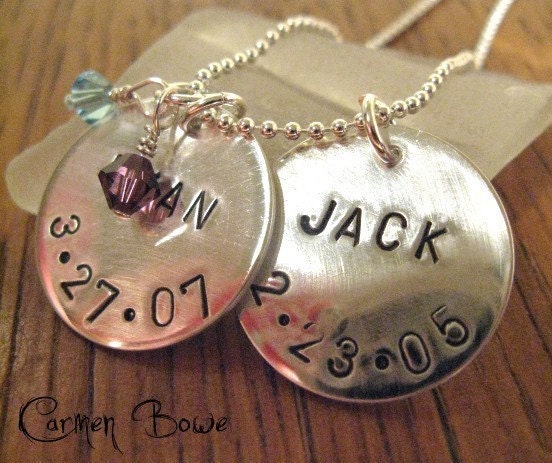 Twice As Nice - Personal Reflection Charm Necklace by Carmen Bowe