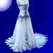 Gothic Wedding Gown Hand Painted