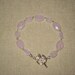 Faceted Rose Quartz and Peridot Bracelet