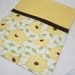 Yellow and Brown Flower Baby Blanket