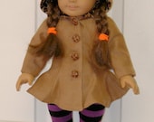 Carla Coat PDF pattern for 18" Doll or Bitty Baby