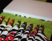 Totally 80's Crayon Wallet Roll - Includes Crayola Crayons and Paper