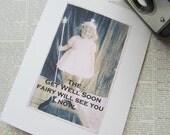 The Get Well Fairy Greeting Card Vintage Photo