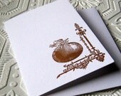 Tomato Letterpress Blank Note Card