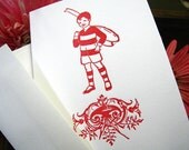 Letterpress Sweetie Pie Blank Note Card